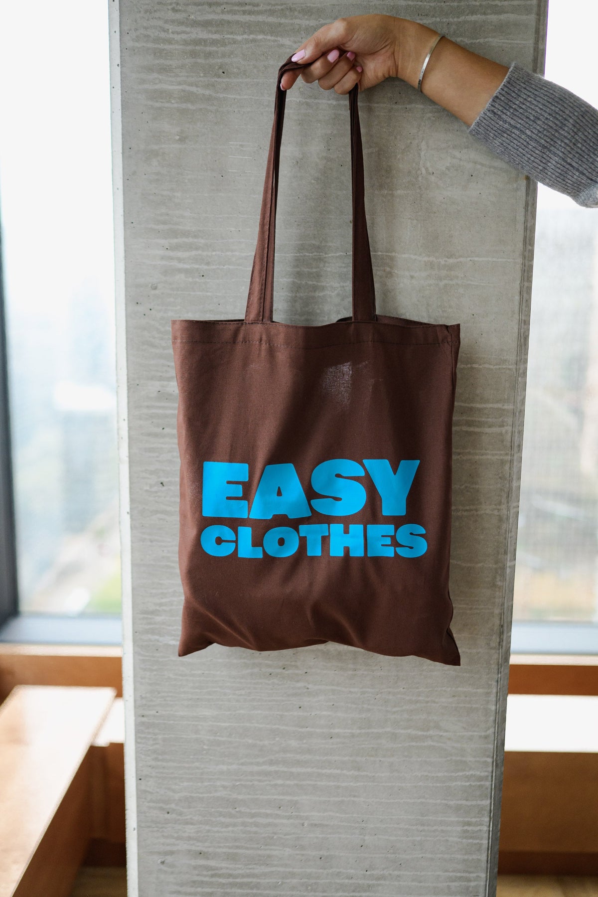Tote bag Easy Clothes - chocolat