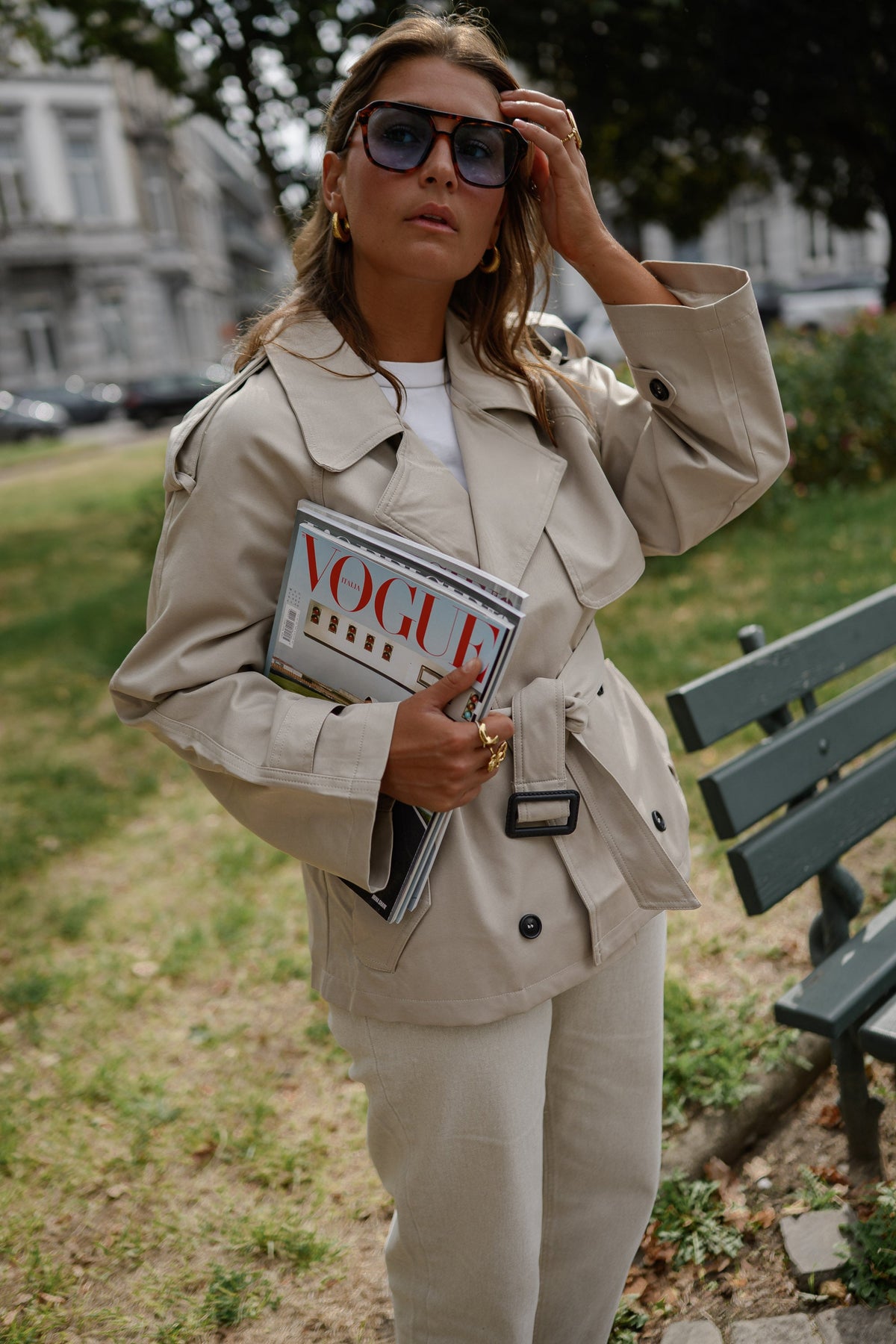 Trench Lacey - beige