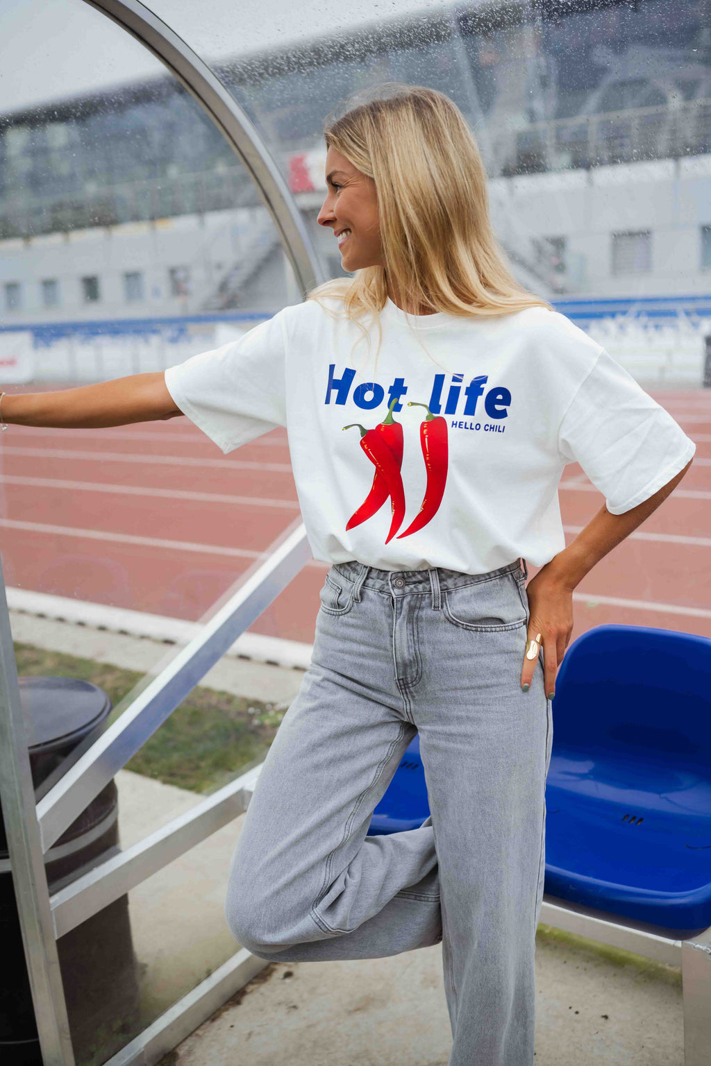 T-shirt Chili - blanc