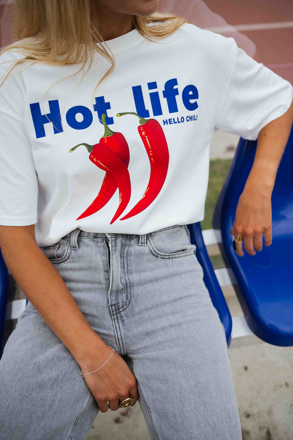 T-shirt Chili - blanc
