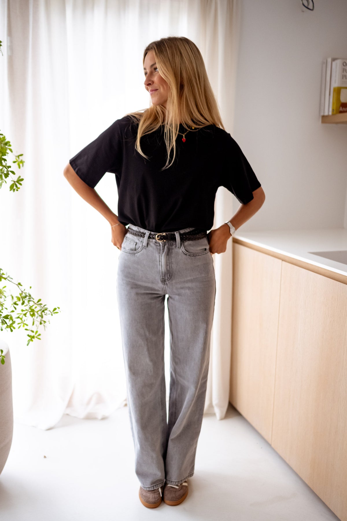 T-shirt Jane - noir
