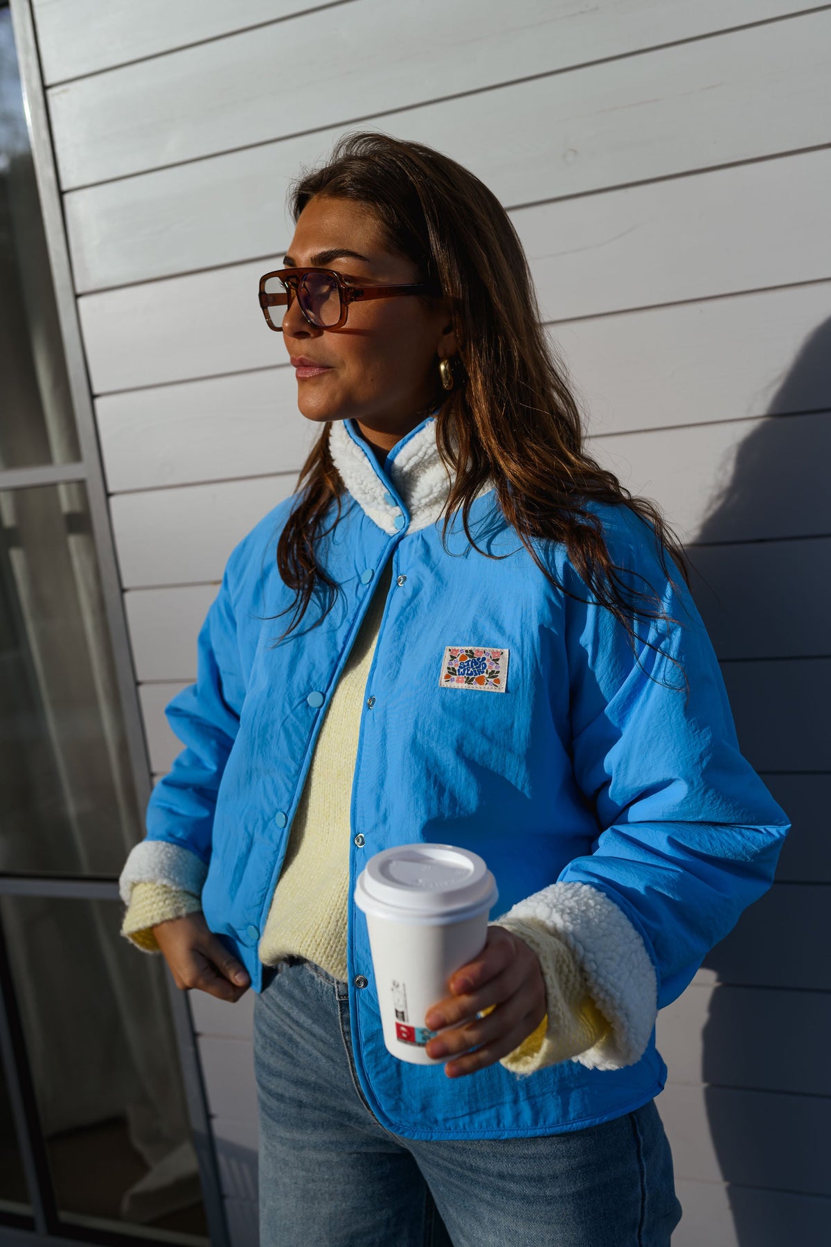 Veste Alma - bleue