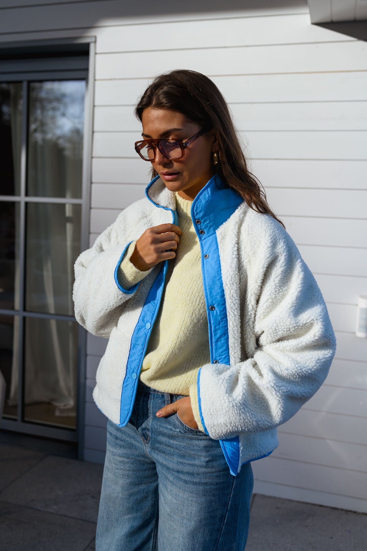 Veste Alma - bleue