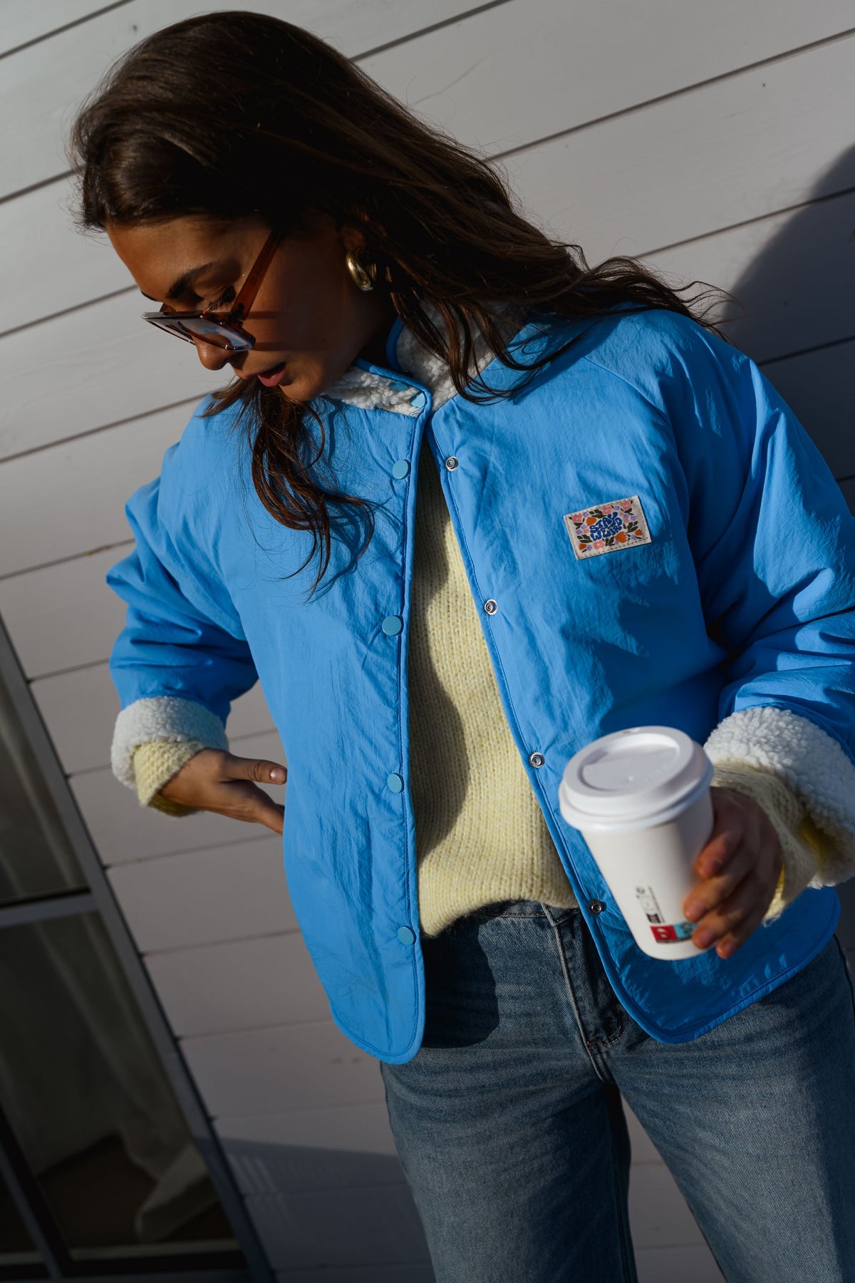 Veste Alma - bleue