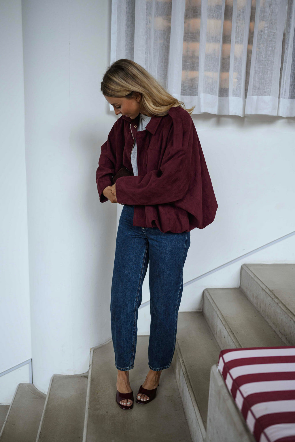 Veste Dave - bordeaux