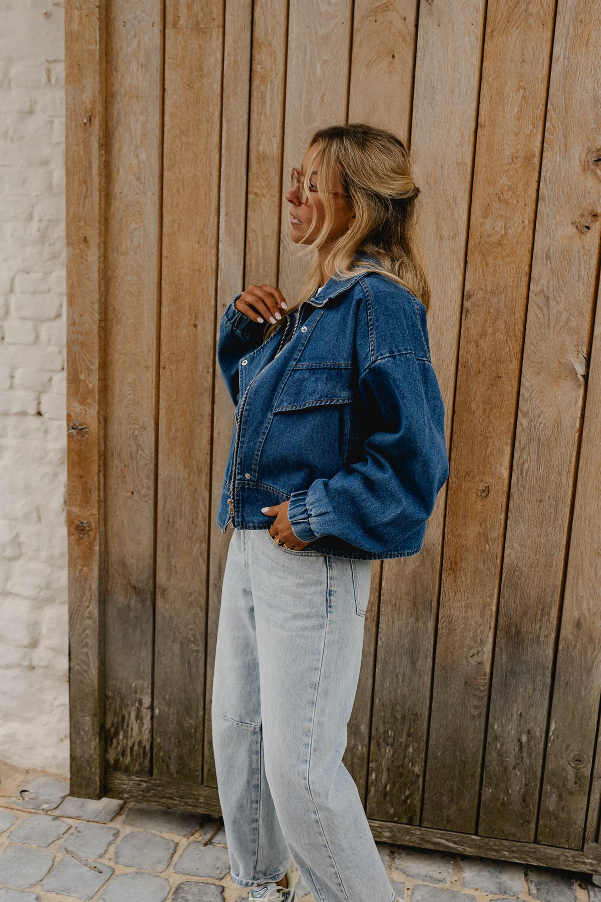 Veste Justine - bleue
