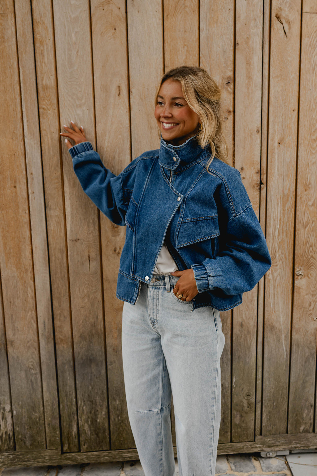 Veste Justine - bleue