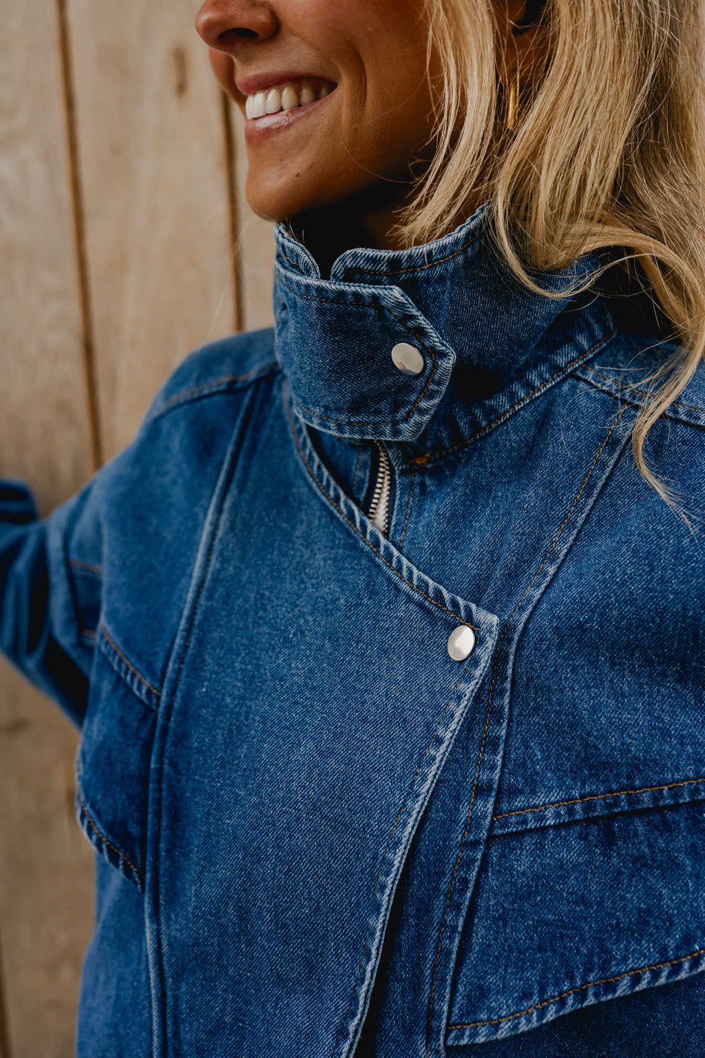 Veste Justine - bleue