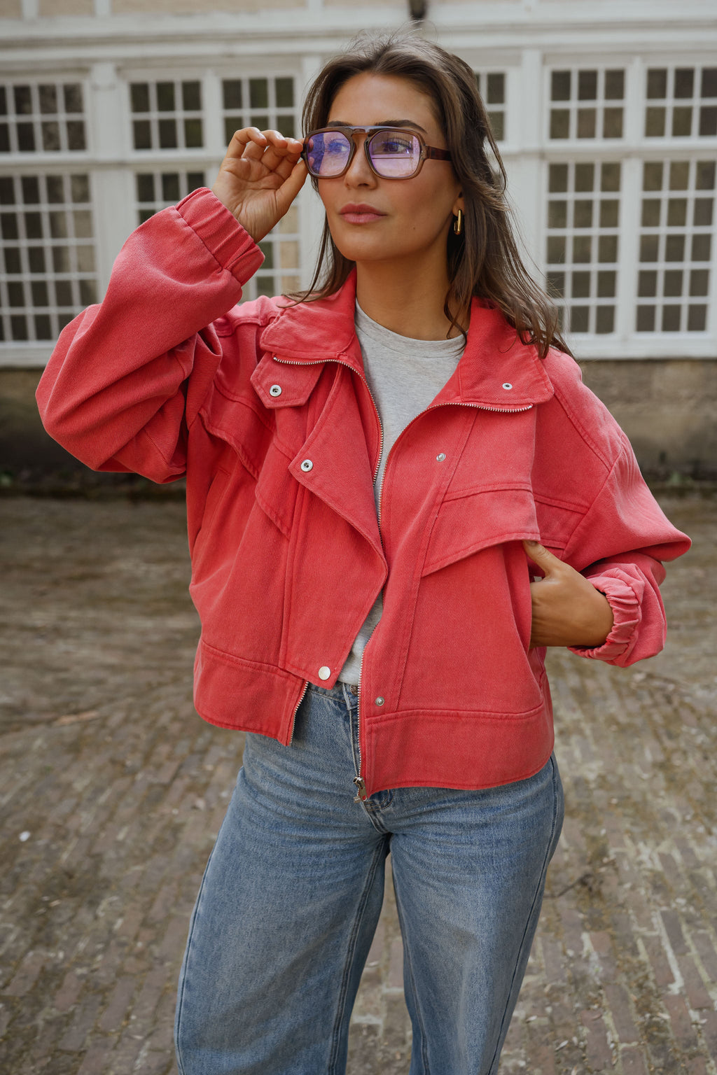 Veste Justine - rouge