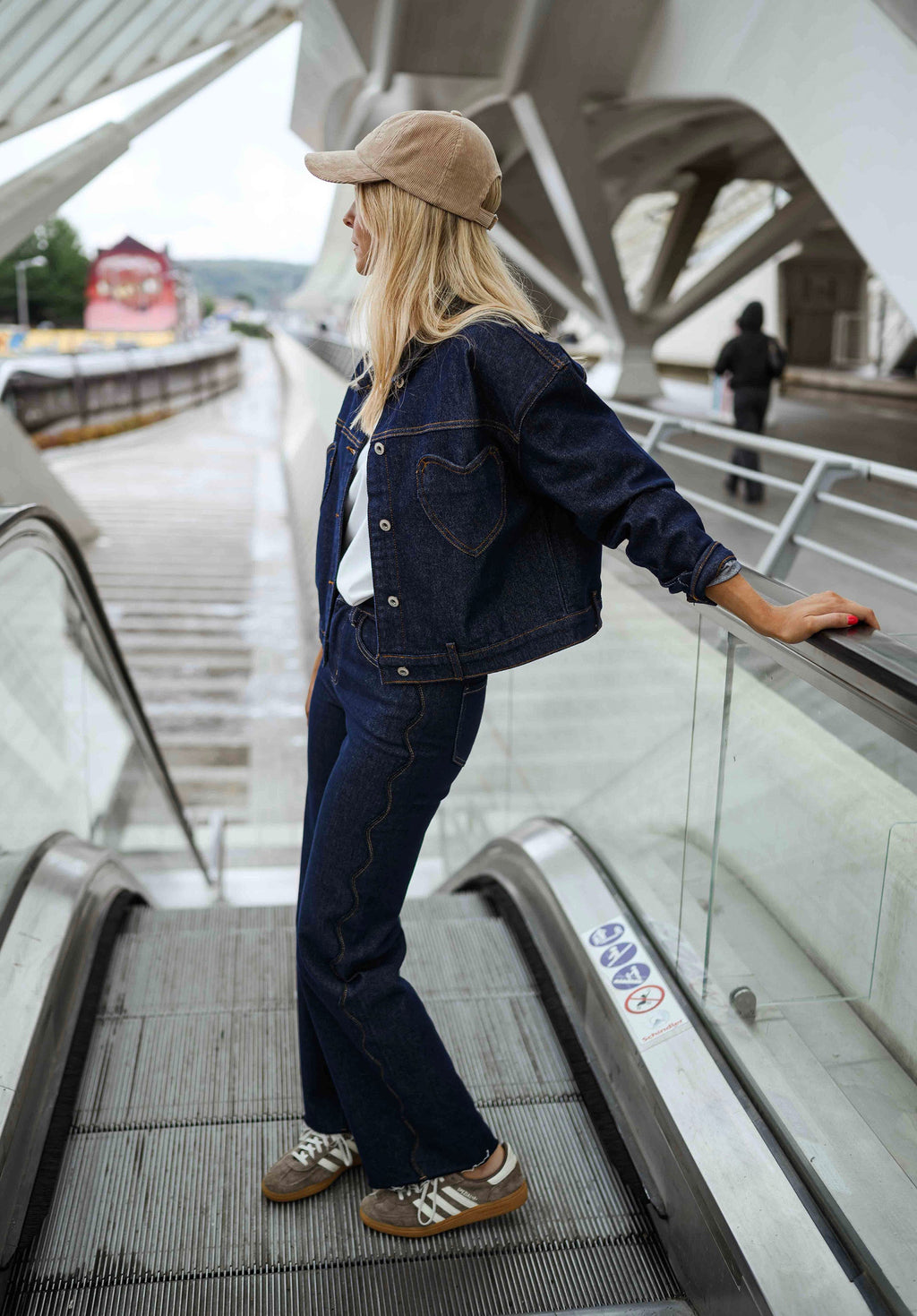 Veste Prima - bleue en jeans