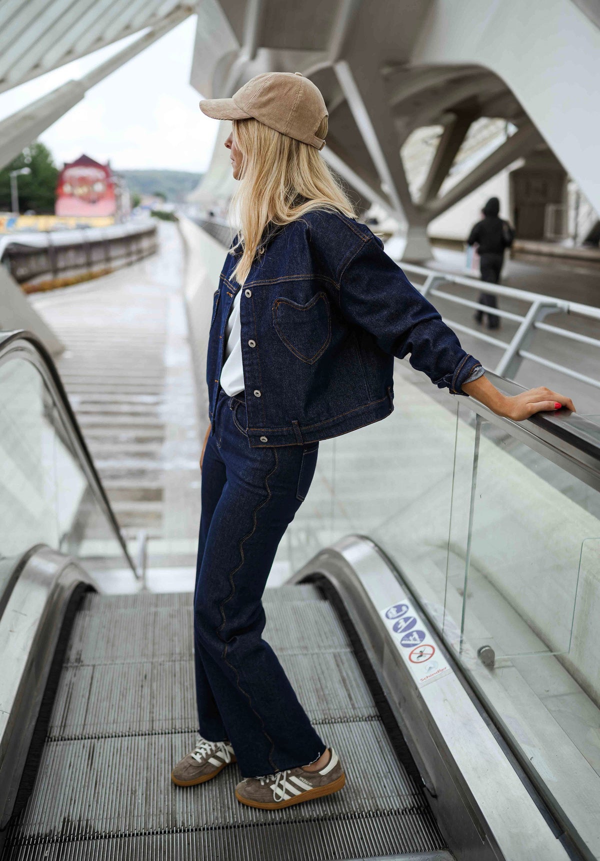 Veste Prima - bleue en jeans