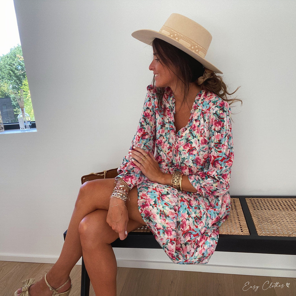 Robe Aliza - à fleurs