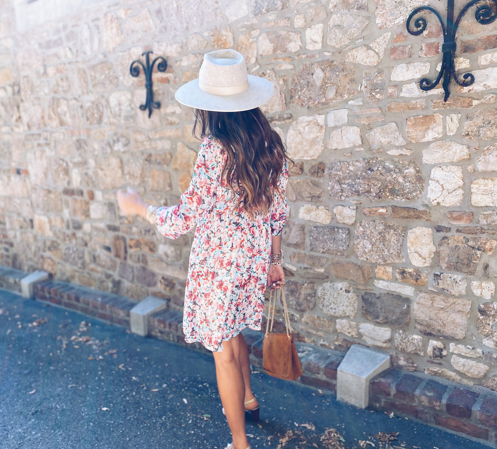 Robe Aliza - à fleurs