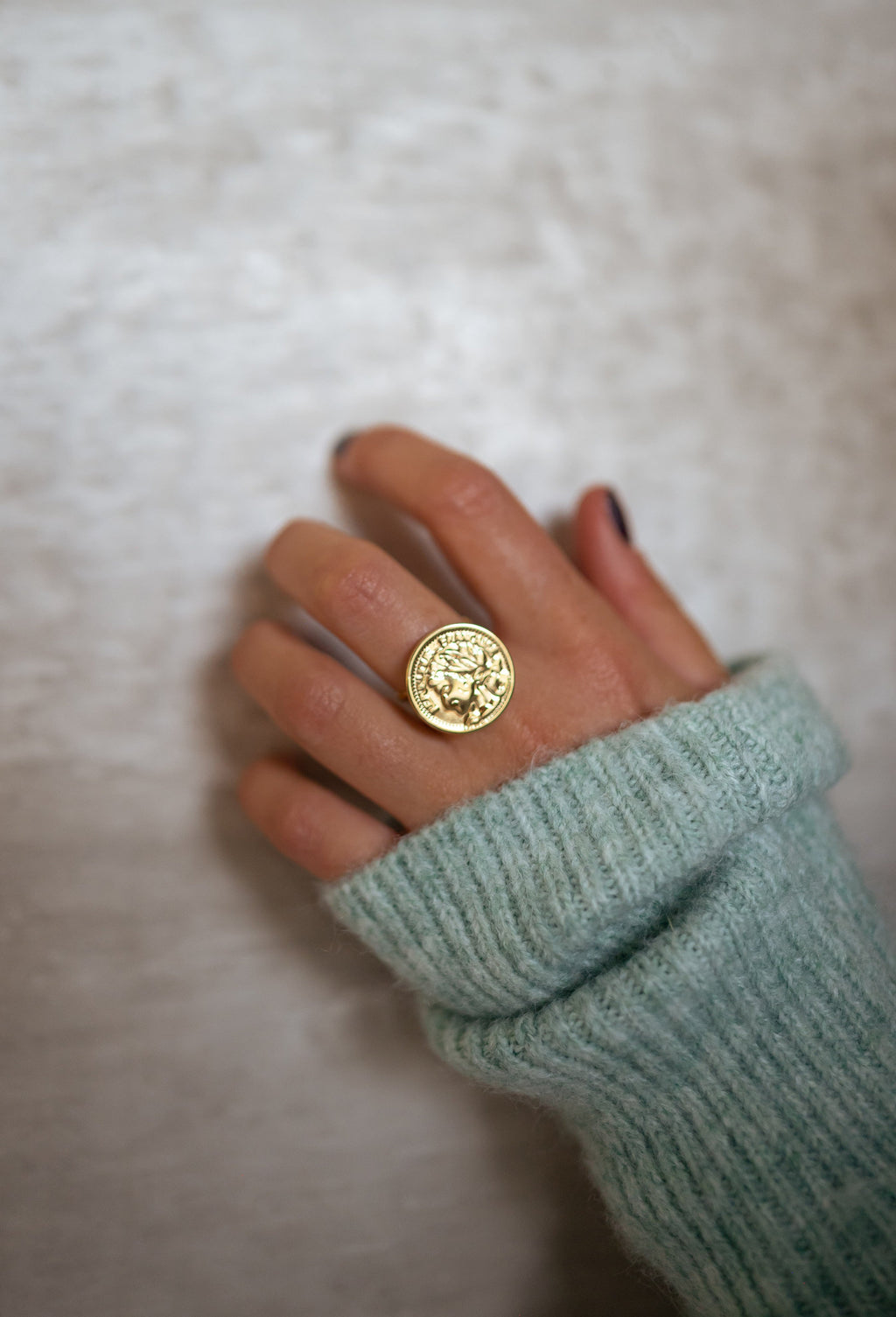 Bague POP - dorée