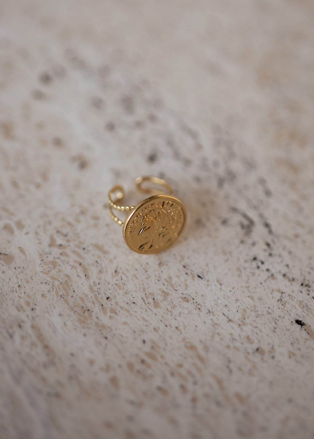 Bague POP - dorée