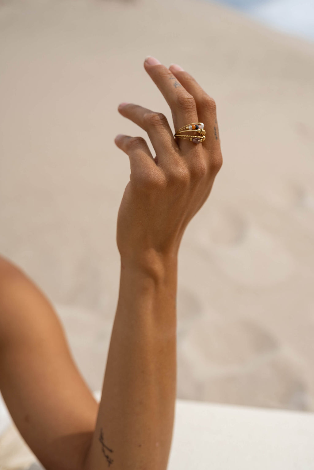 Bague Toyo - dorée