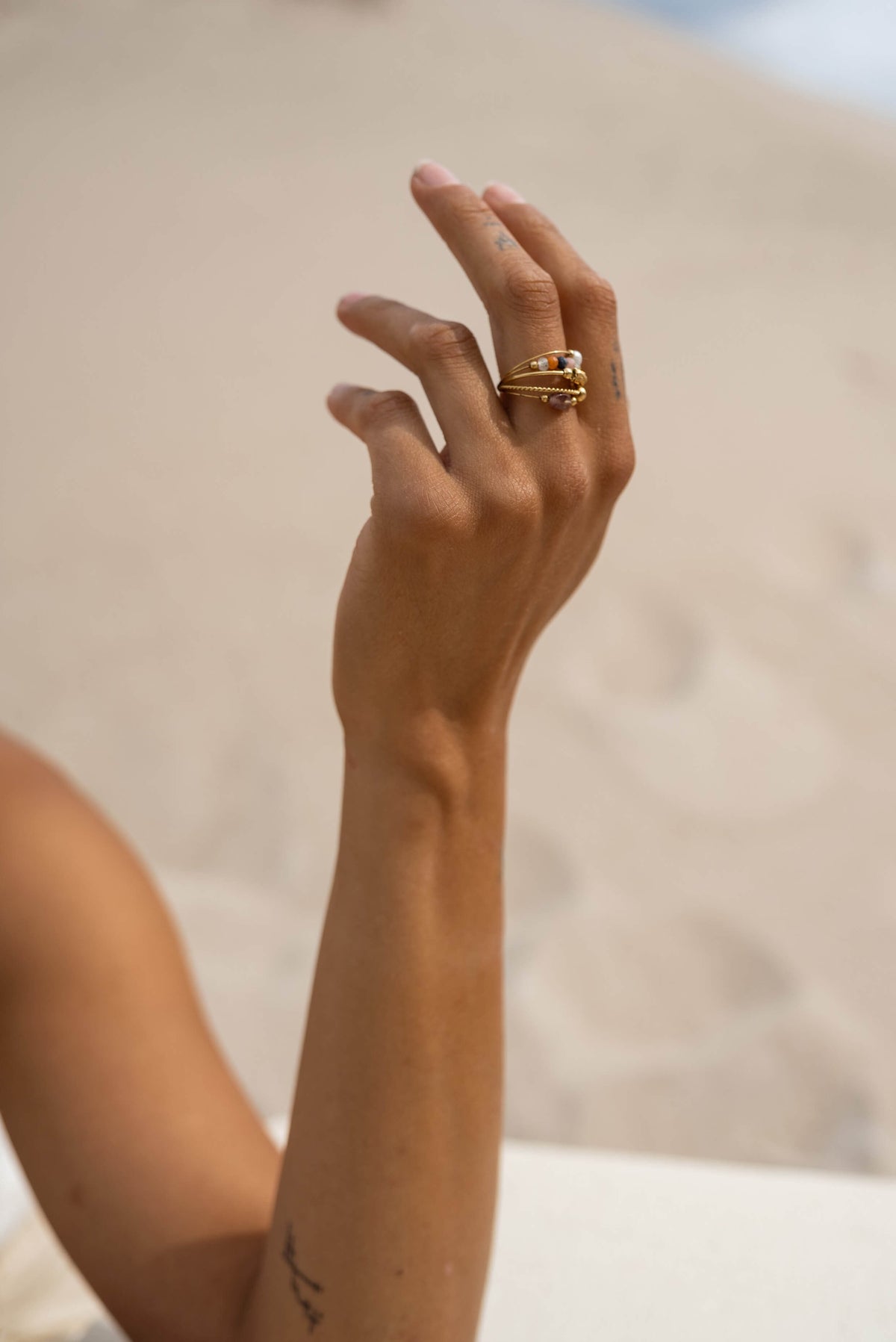 Bague Toyo - dorée