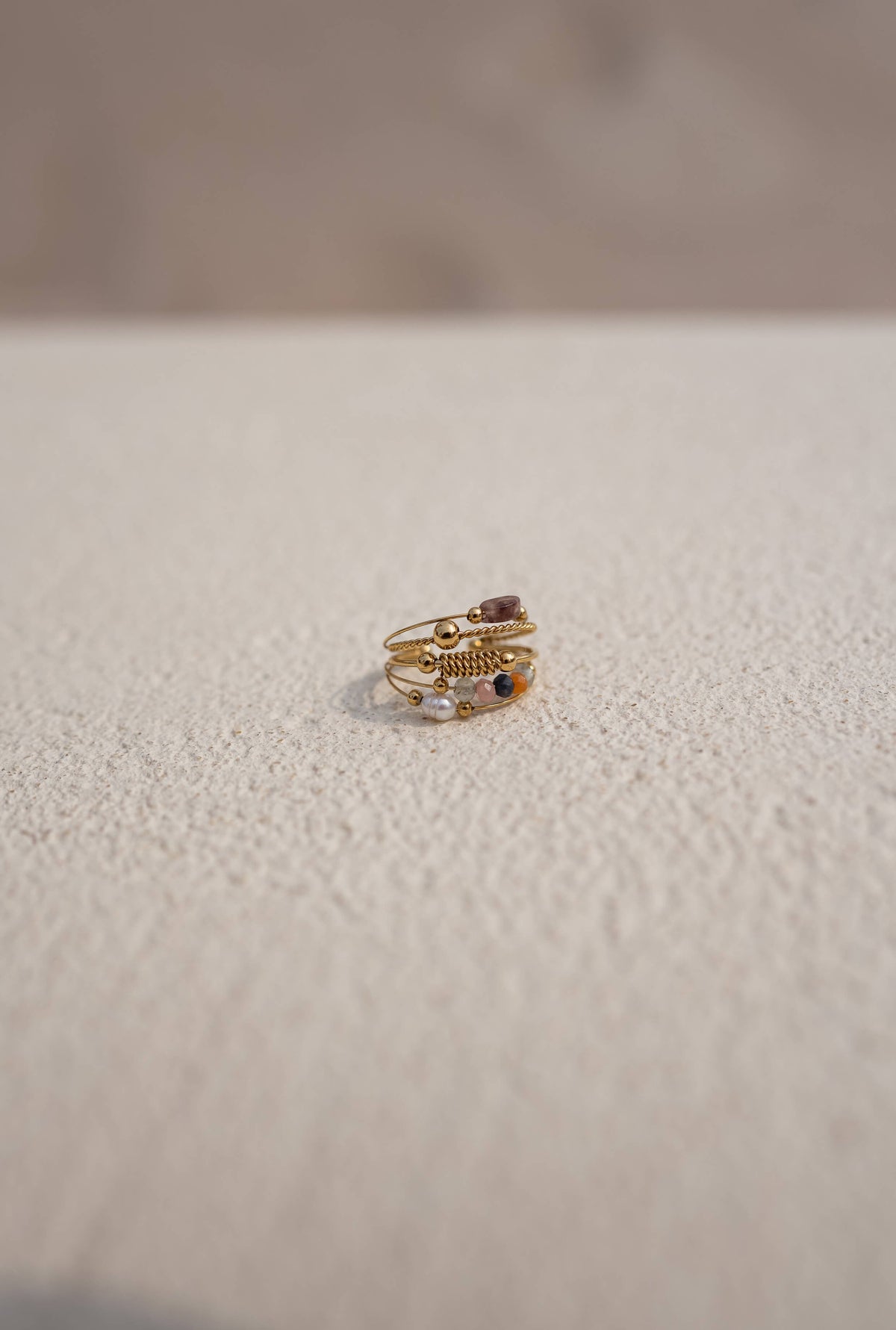 Bague Toyo - dorée