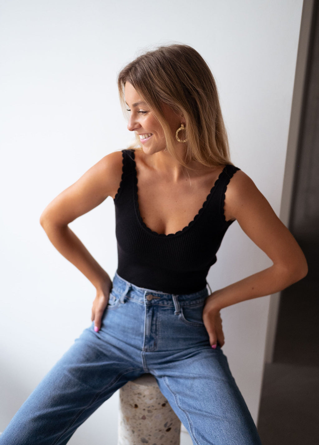 Top Bella - noir
