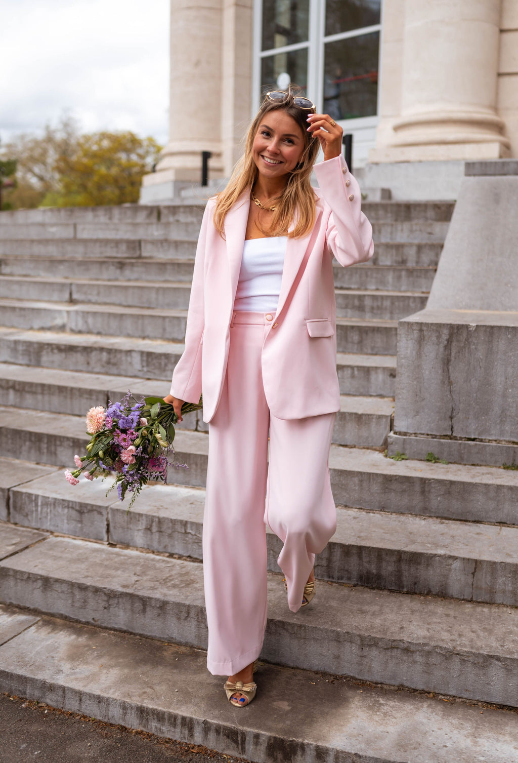 Blazer Aurore - rose poudré