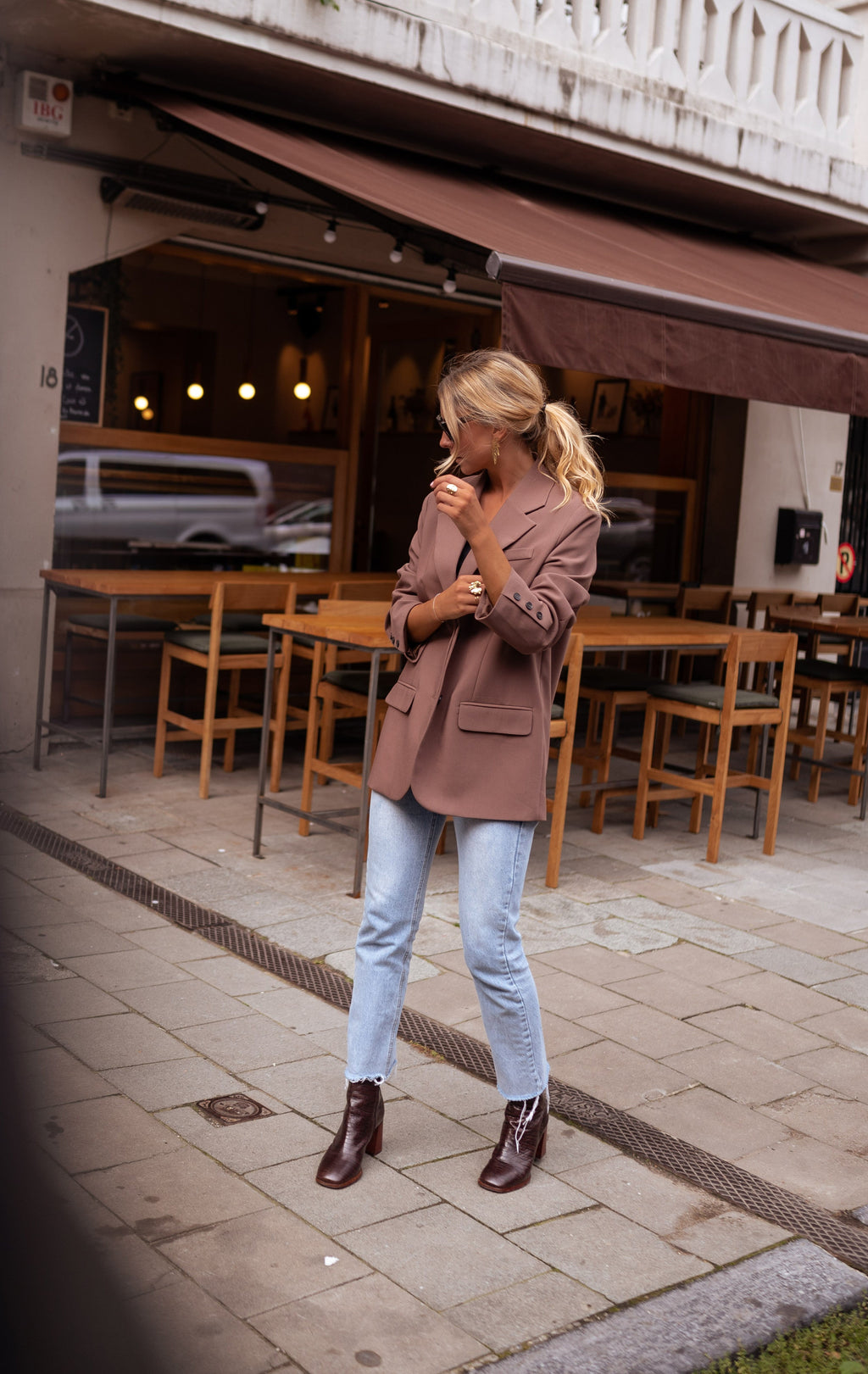 Blazer Lucia - chocolat