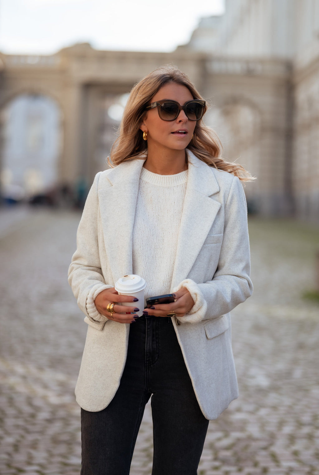 Blazer Sammy - gris clair