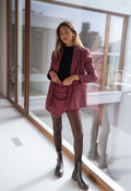 Veste Eloa - rouge à carreaux