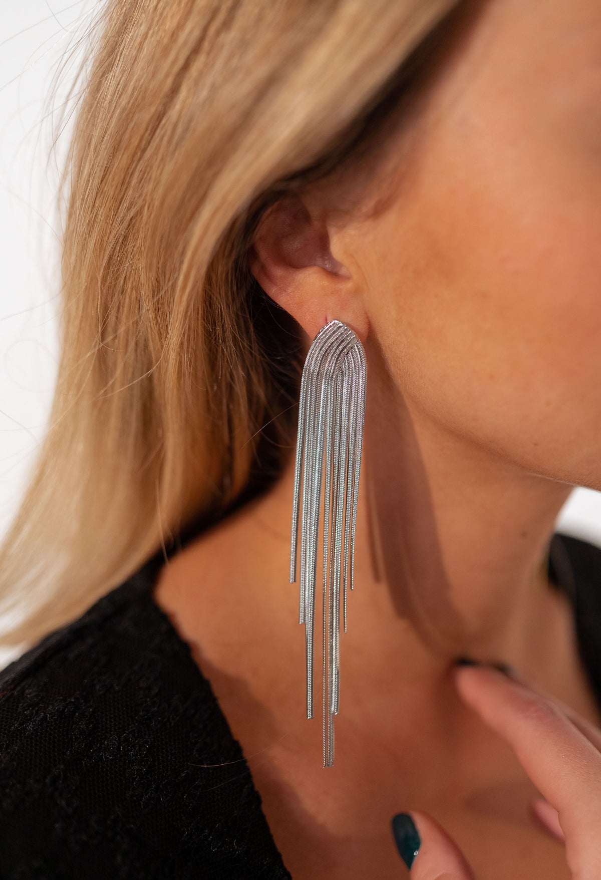 Boucles d’oreilles Flaura - argentées