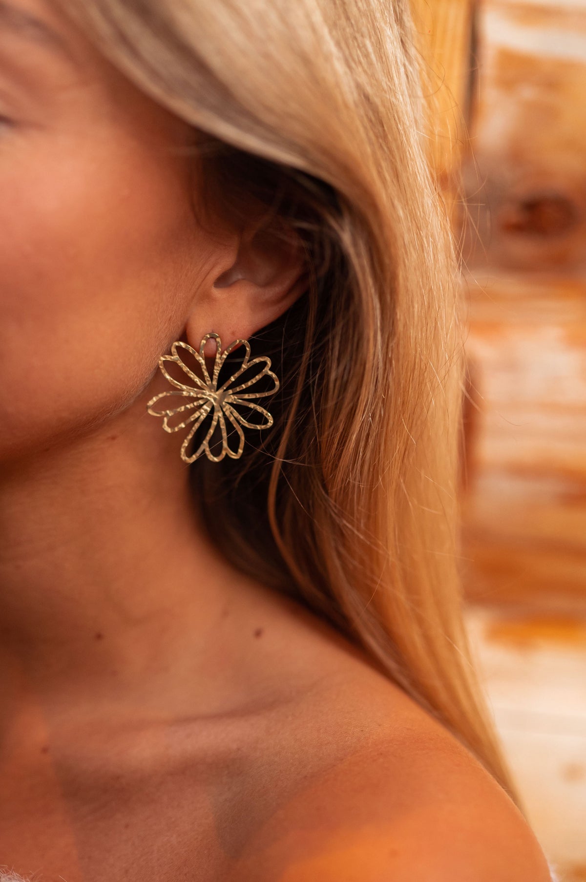 Boucles d’oreilles Djena - dorées
