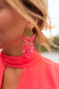 Boucles d’oreilles Dwayne - roses et dorées