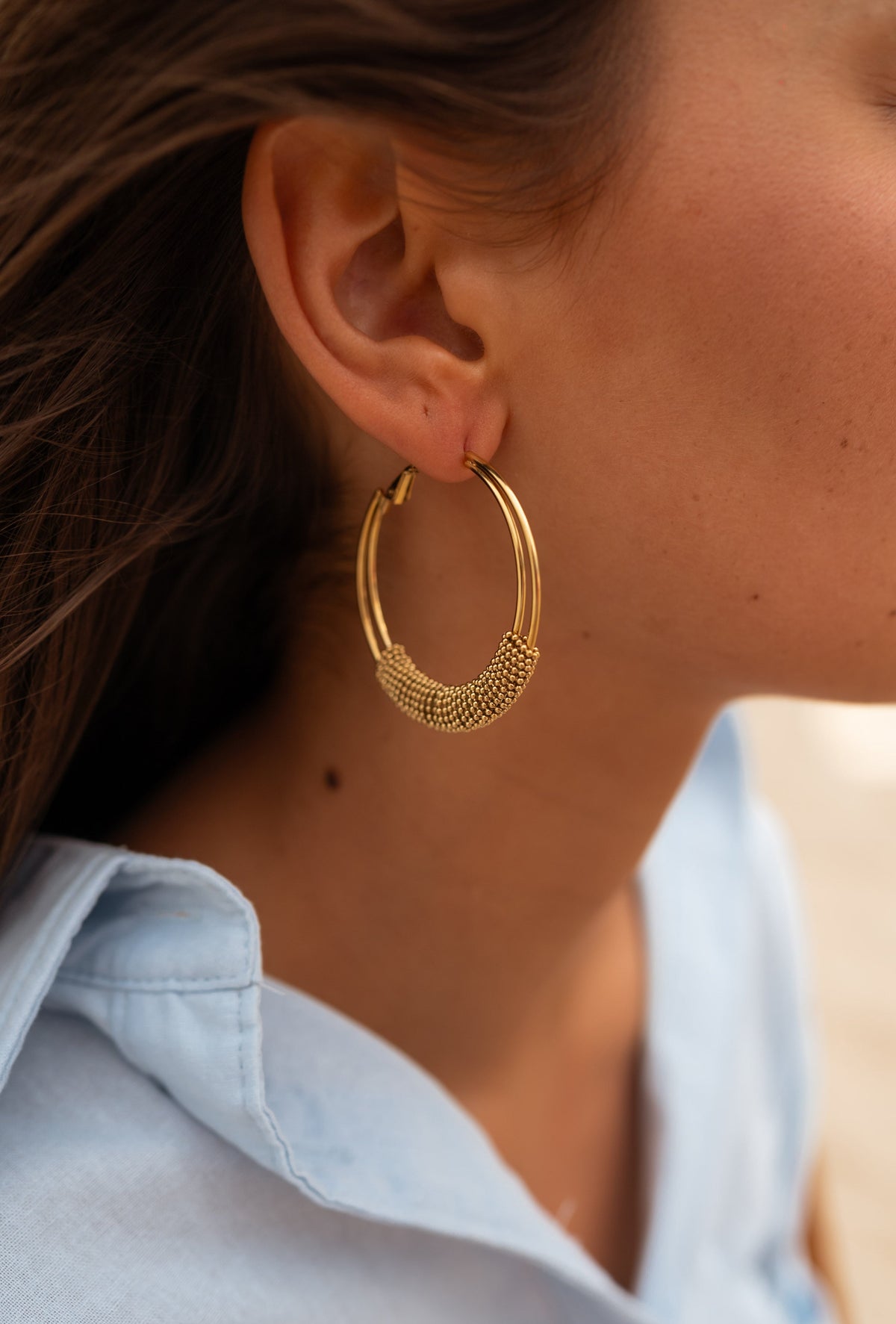 Boucles d’oreilles Juana - dorées
