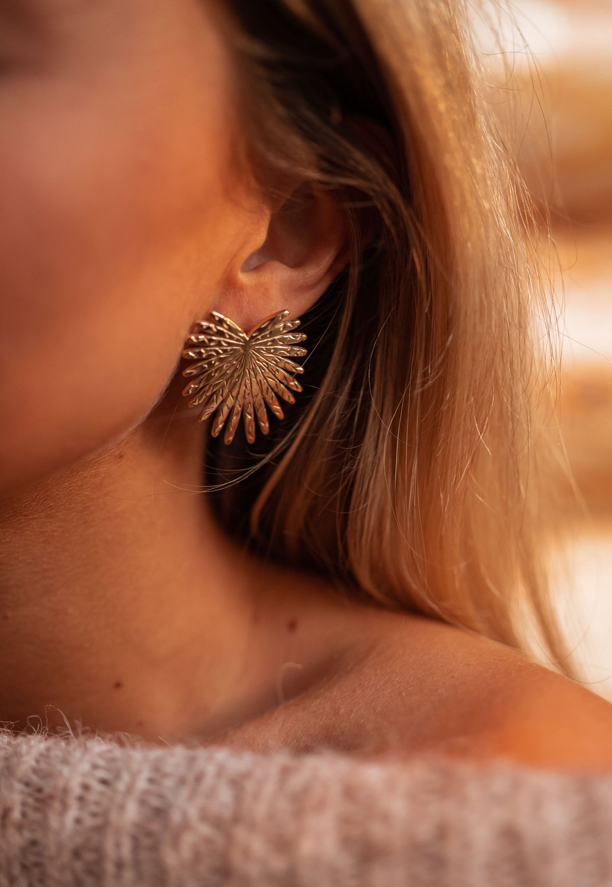 Boucles d’oreilles Levy - dorées