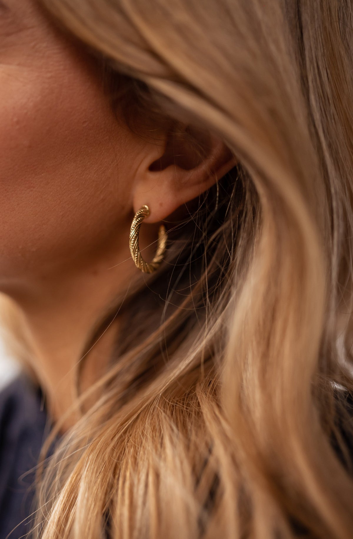 Boucles d'oreilles Michou - dorées