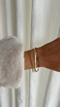 Bracelet Edona - doré et multicolore