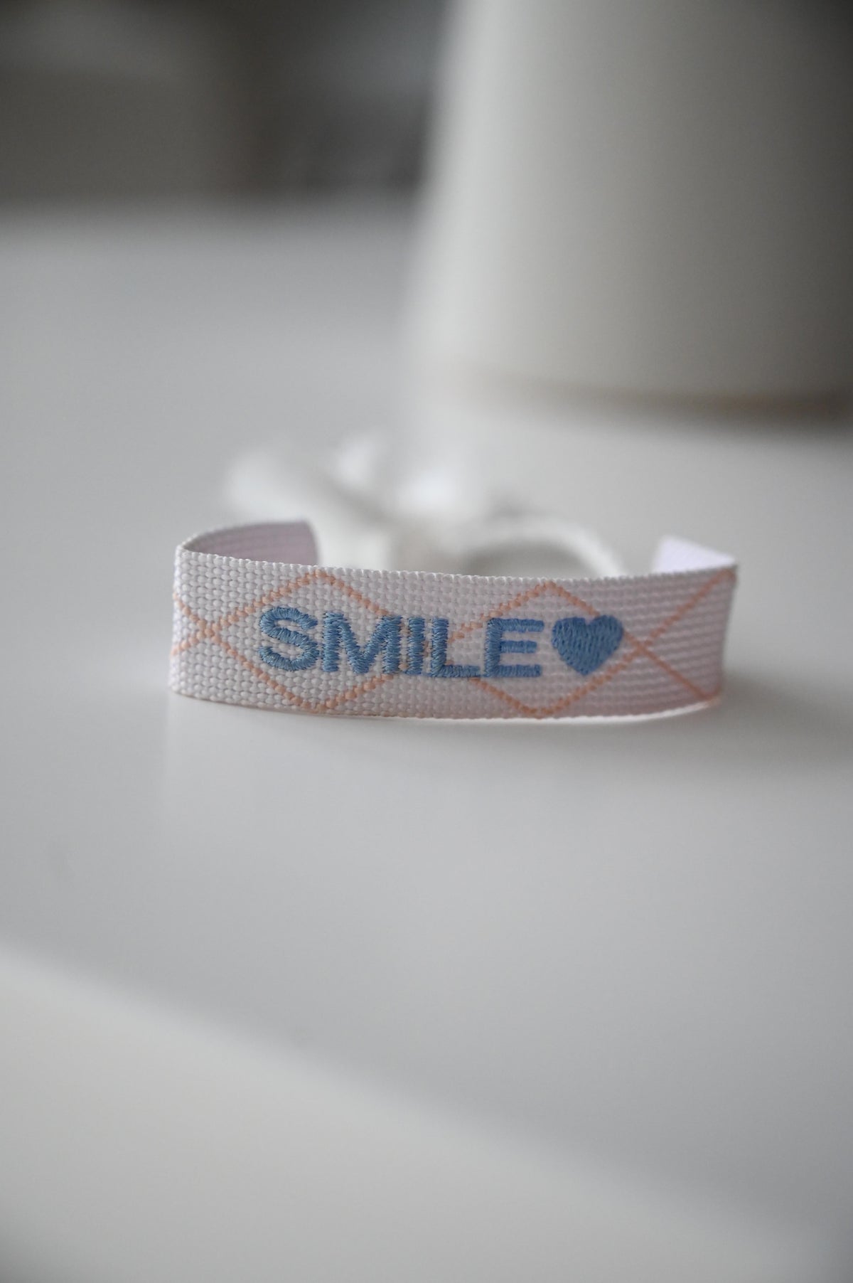 Bracelet Smily - en tissu
