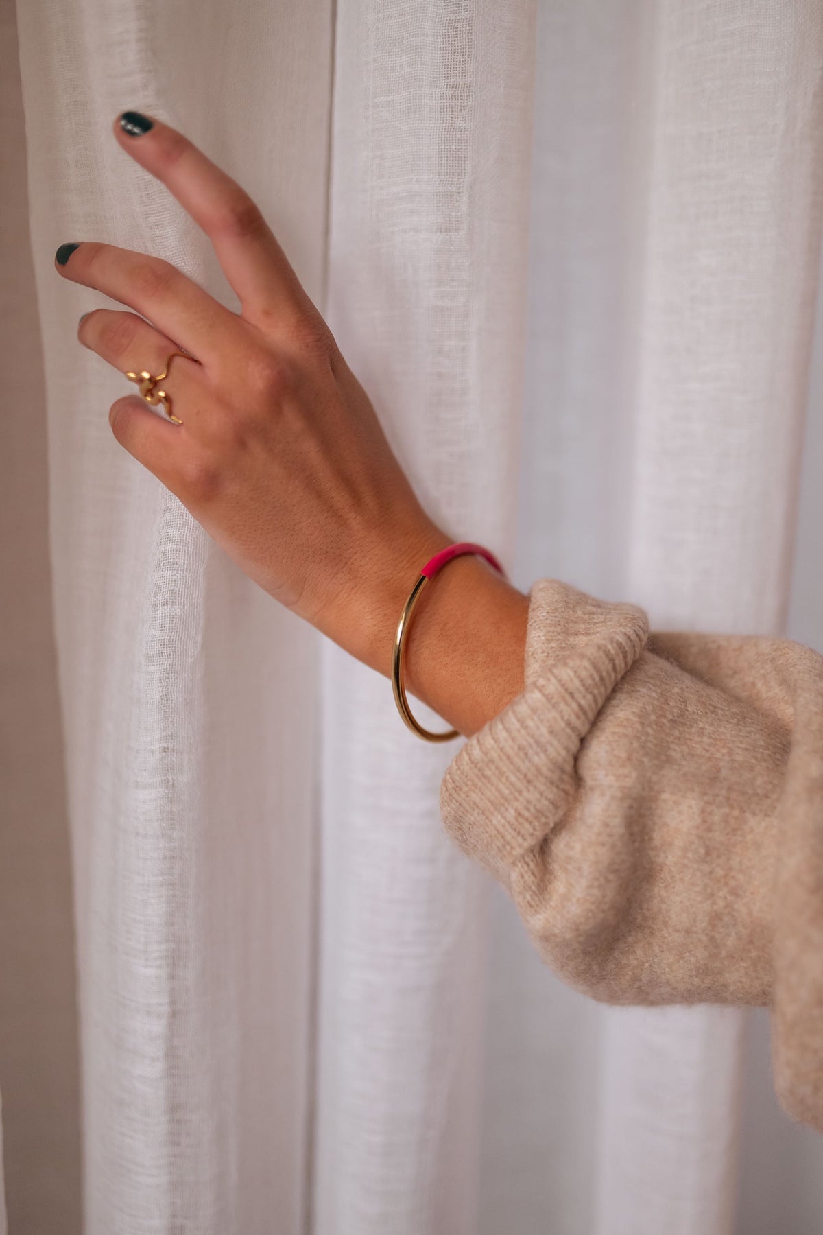 Bracelet Vienne - doré et rose