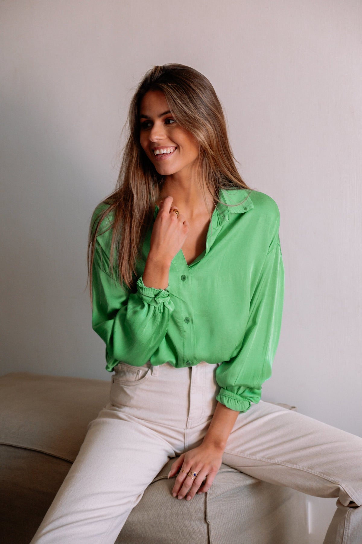 Chemise Britte - verte