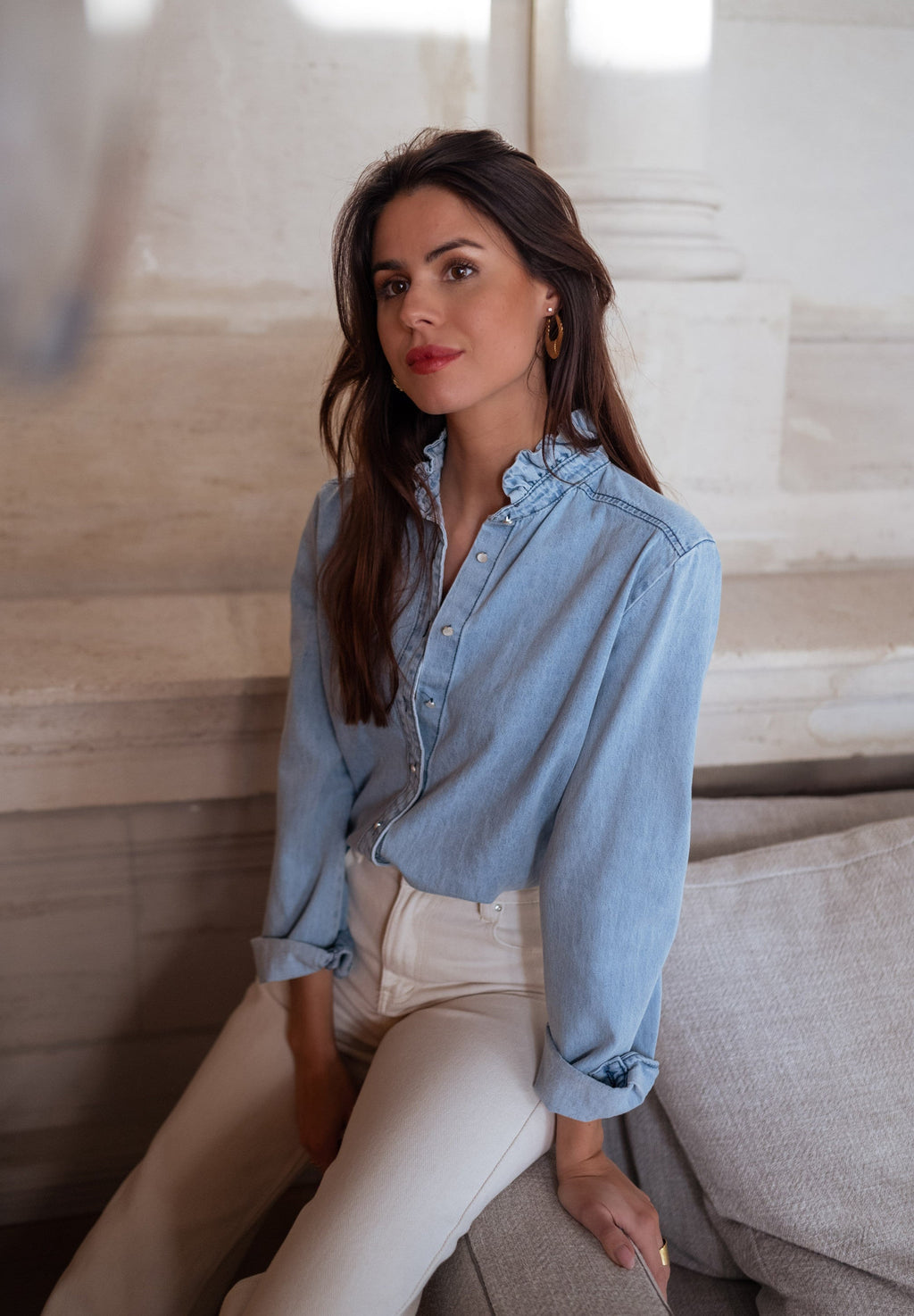 Chemise Candice - en jeans