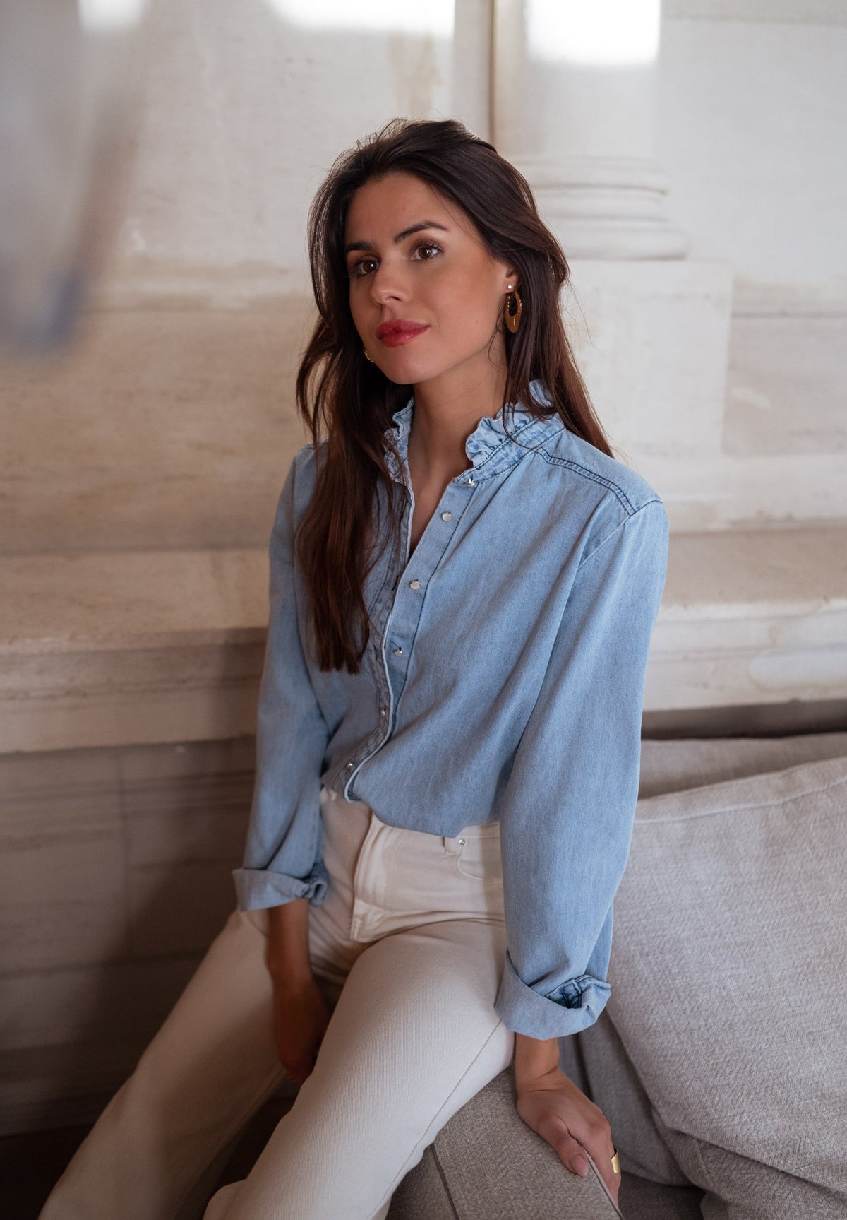 Chemise Candice - en jeans