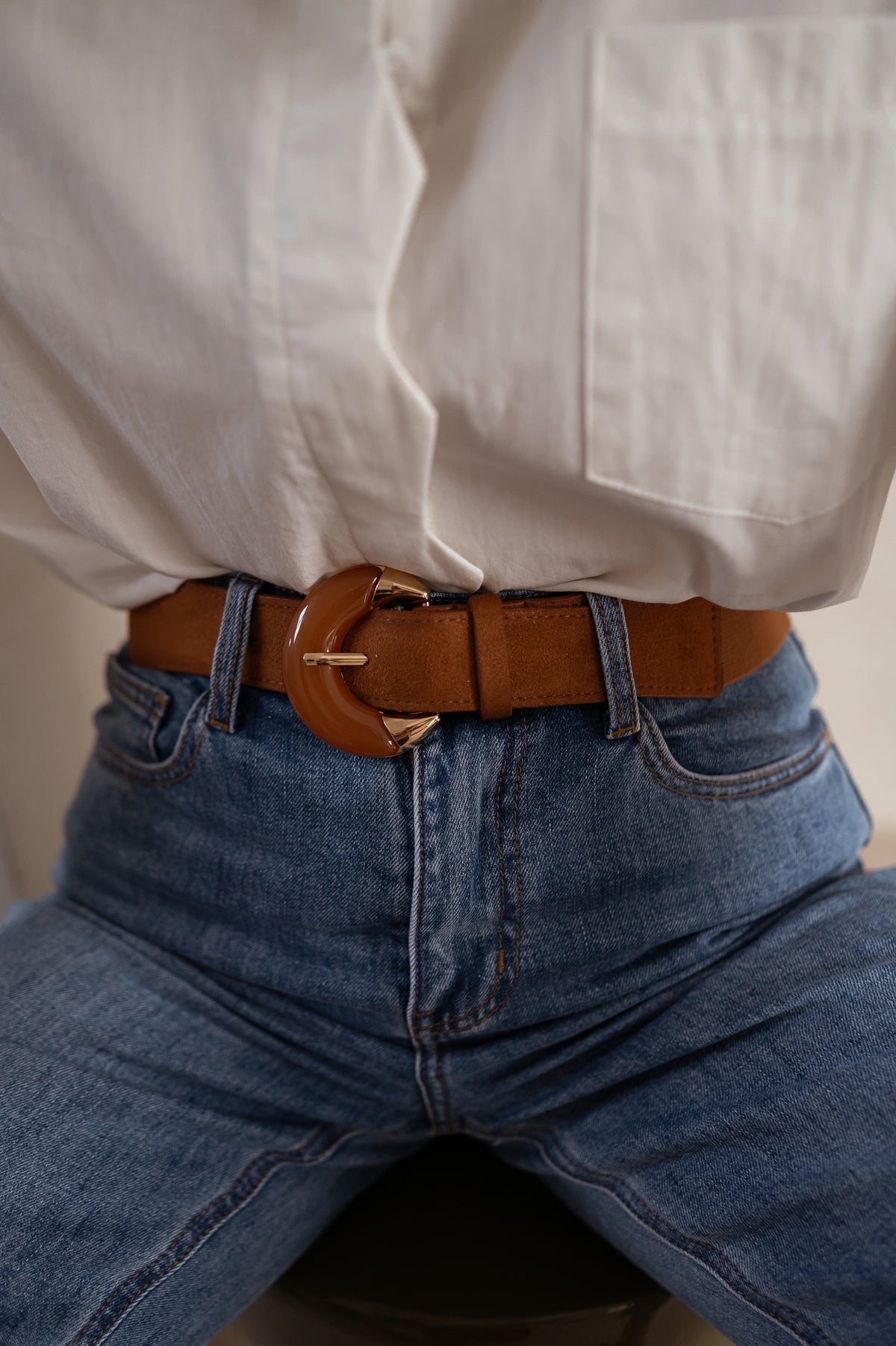 Ceinture Baron - camel