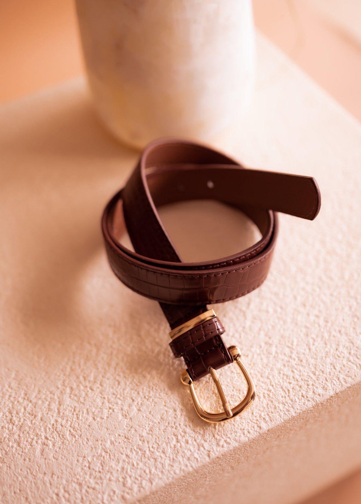 Ceinture Dota - chocolat