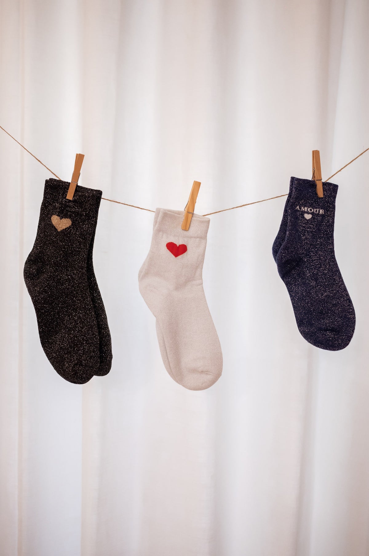 Chaussettes Heart - noires