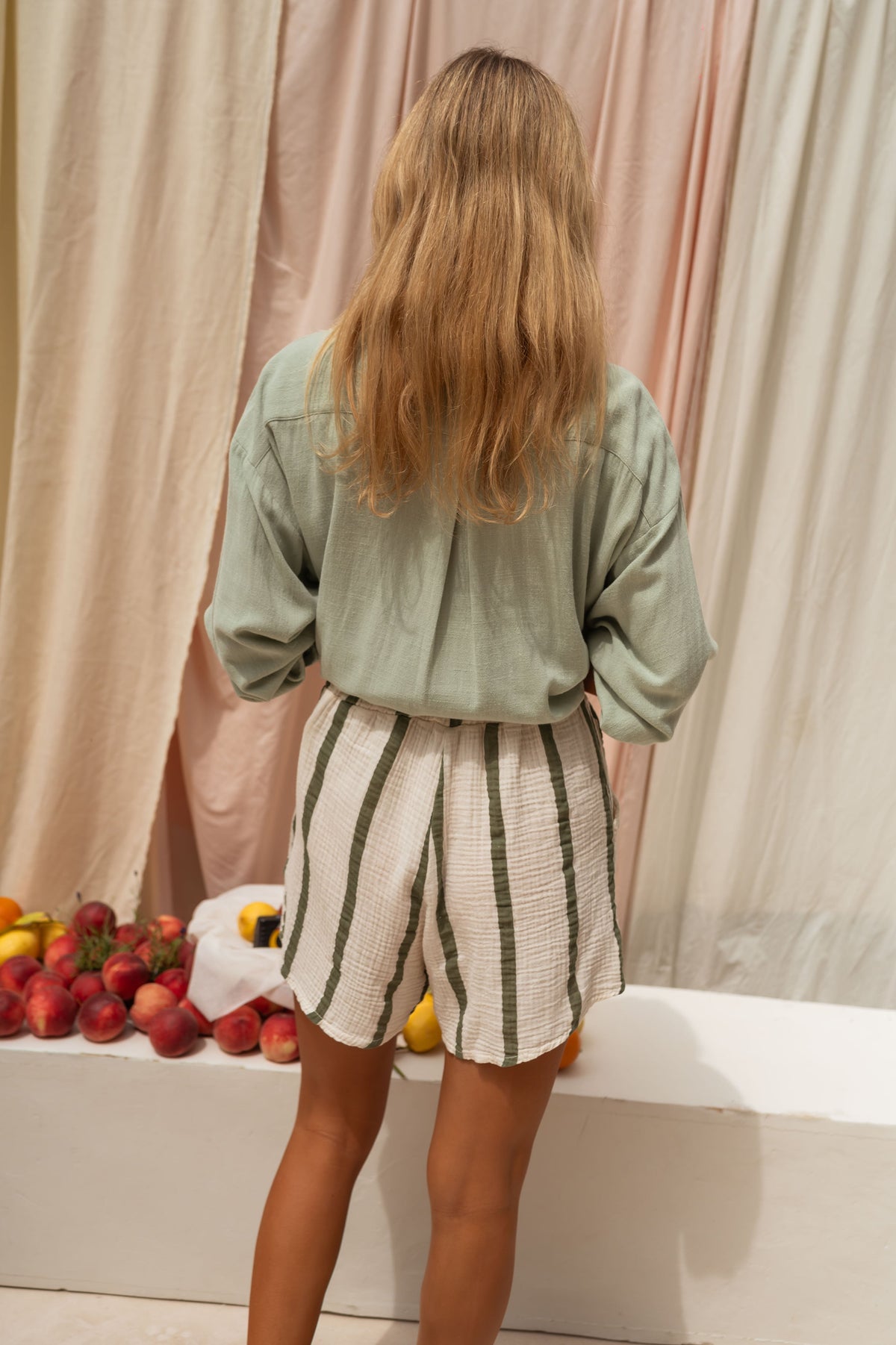 Chemise Blanca - vert d’eau