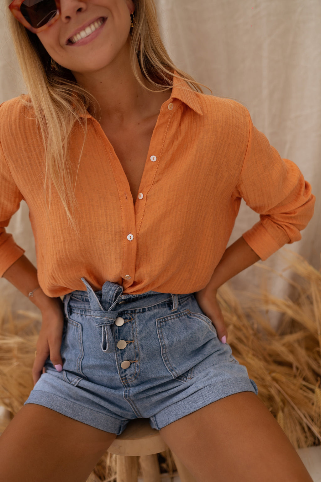 Chemise Dalo - orange