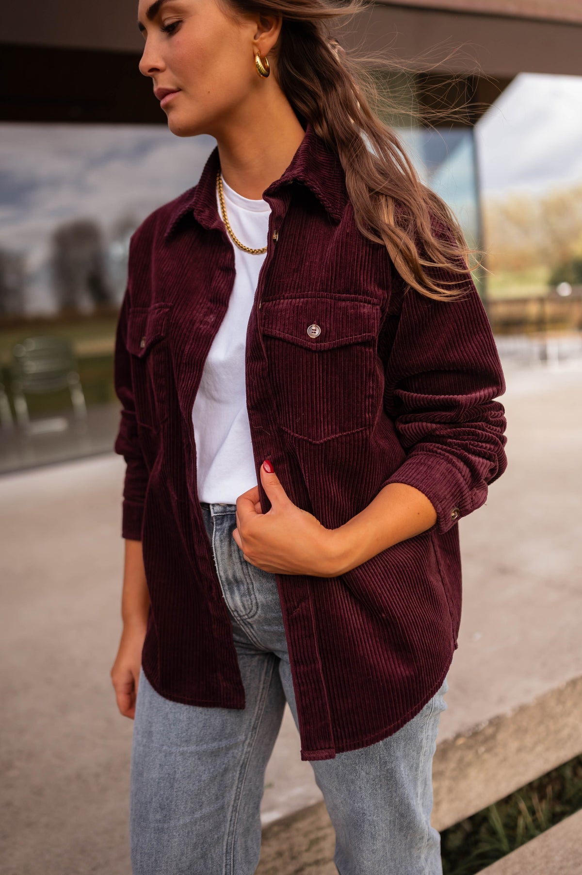 Chemise Lopa - bordeaux
