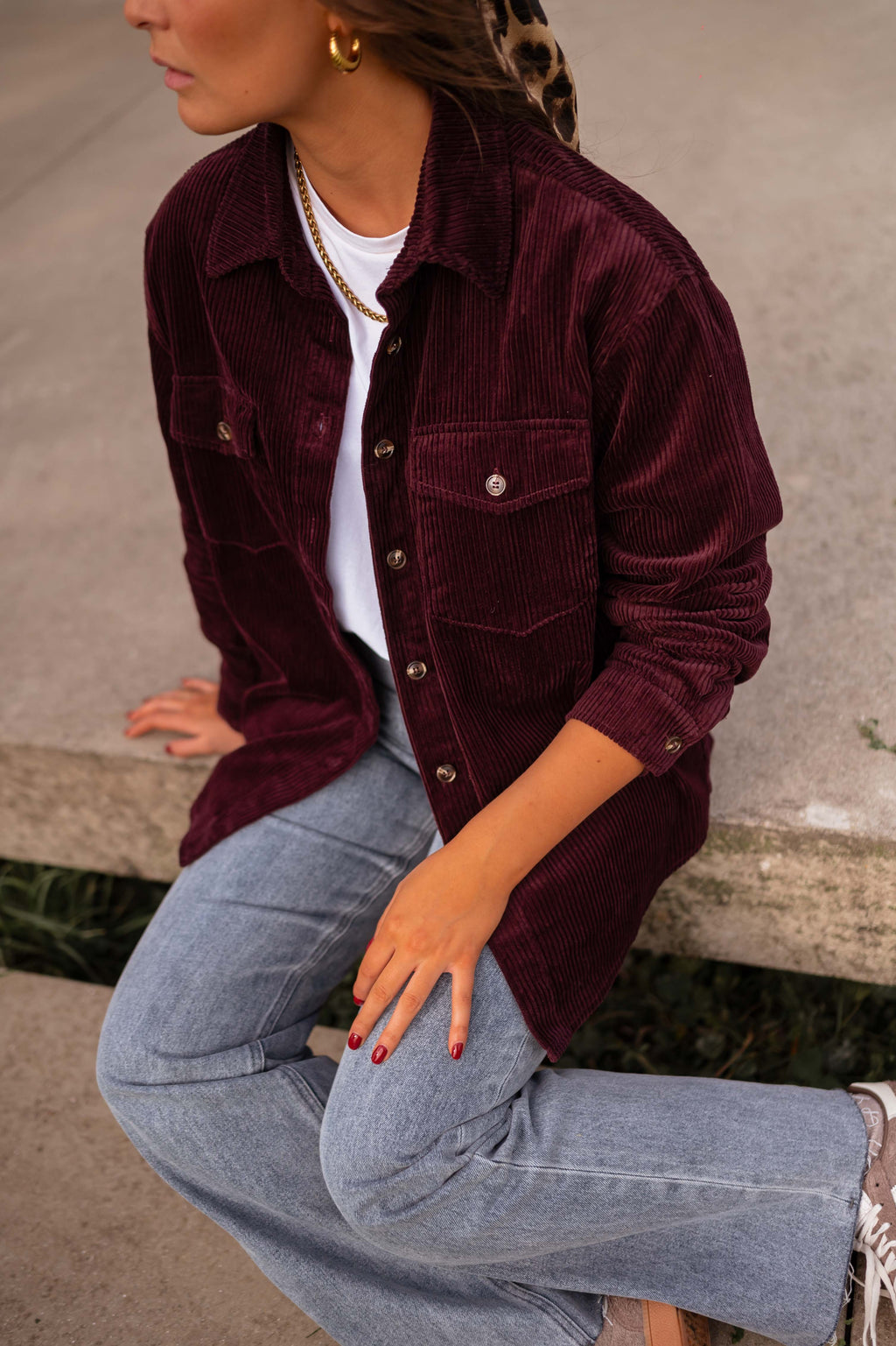 Chemise Lopa - bordeaux