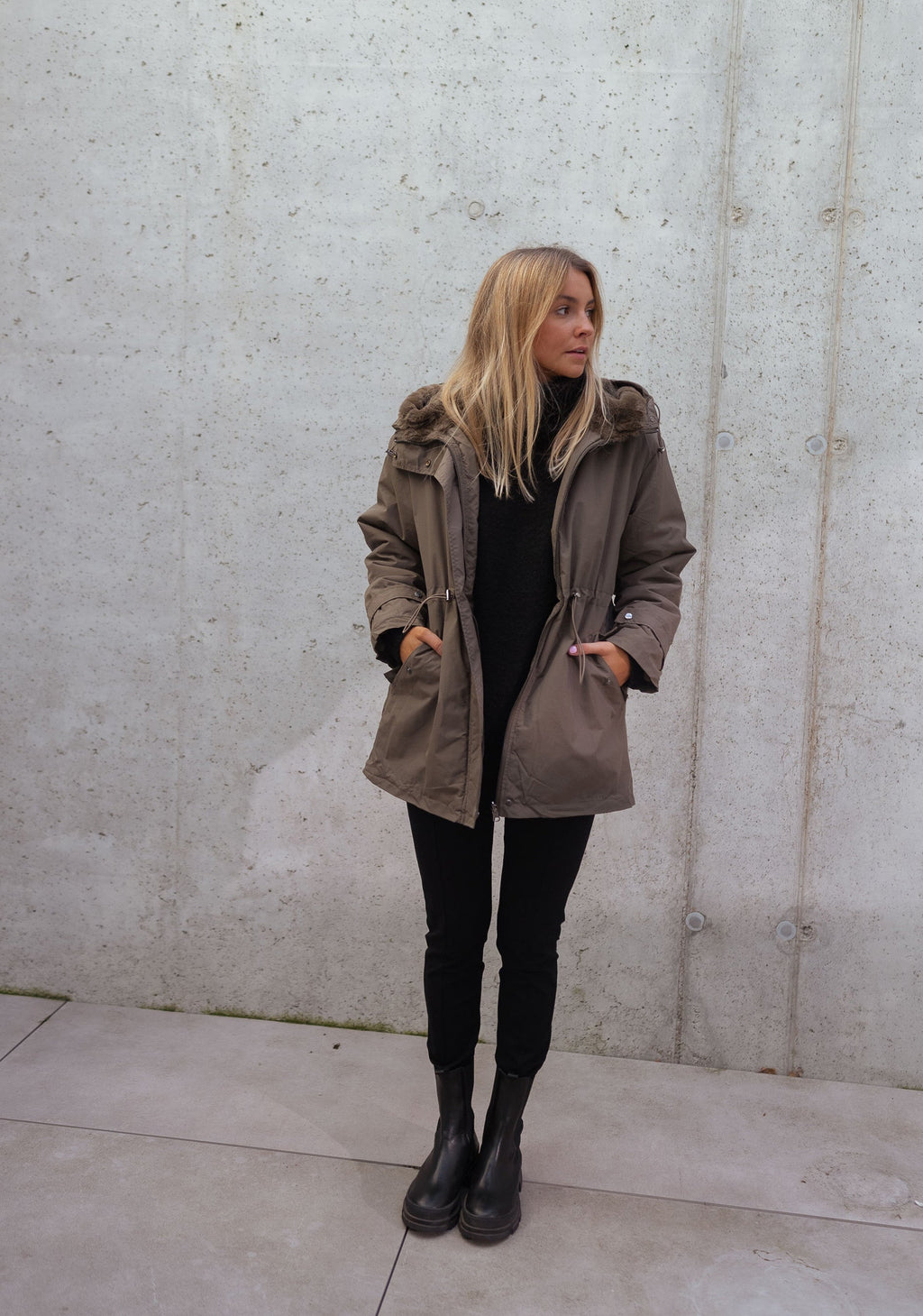 Manteau Clovis - kaki