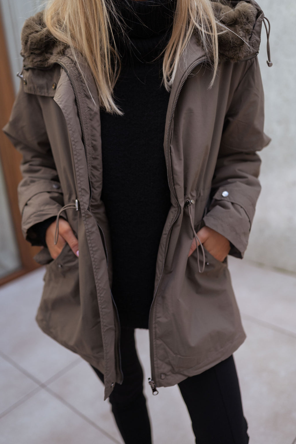 Manteau Clovis - kaki