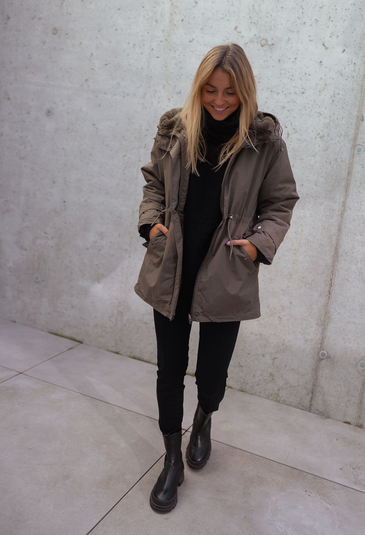 Manteau Clovis - kaki