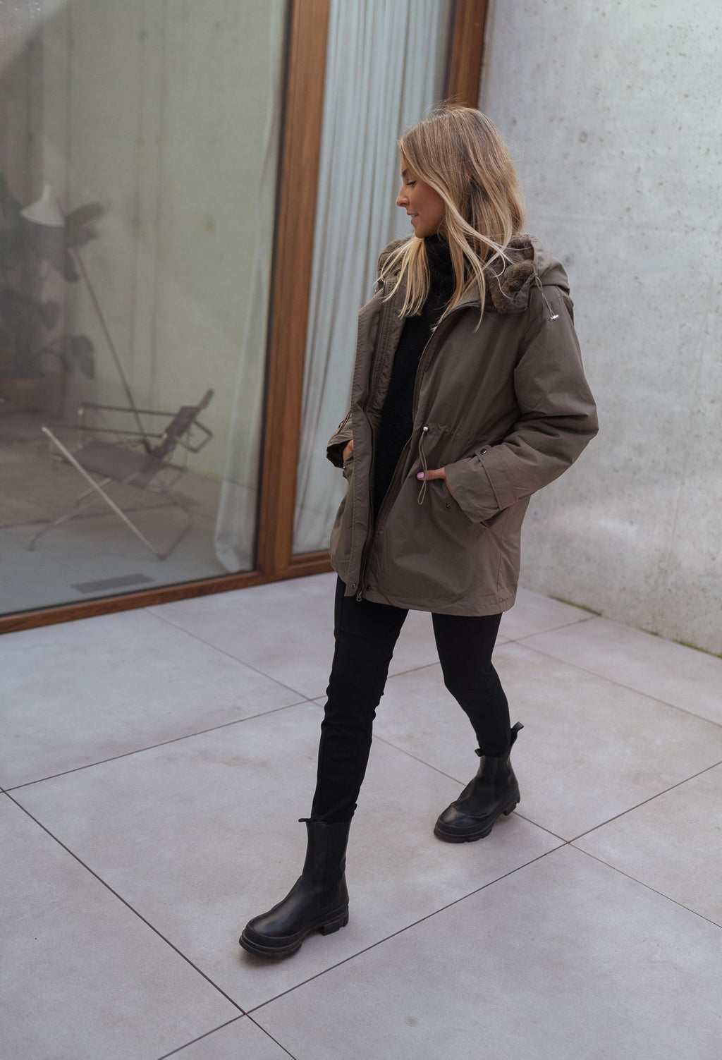 Manteau Clovis - kaki